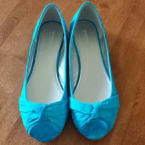 Arizona blue tie-dye open to ballet flats